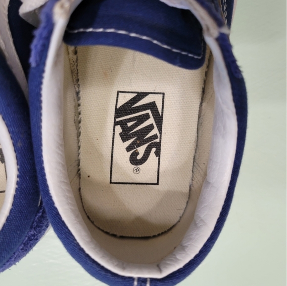 Navy Vans Old School sz W 6 - Picture 8 of 8